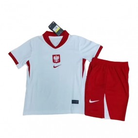 Prima Maglia Polonia Euro 2024 Bambino